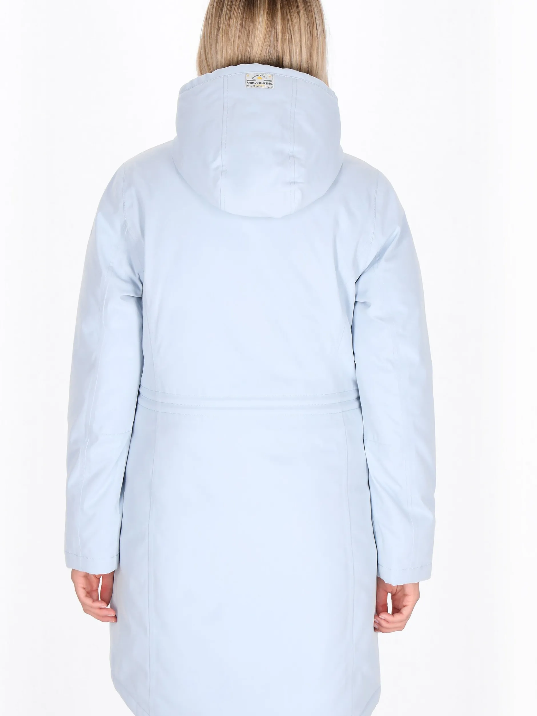 Schmuddelwedda Damen Parka in blau