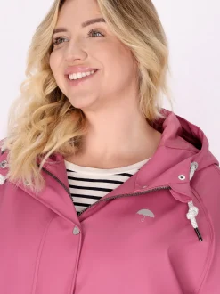 Schmuddelwedda Damen Regenmantel in pink