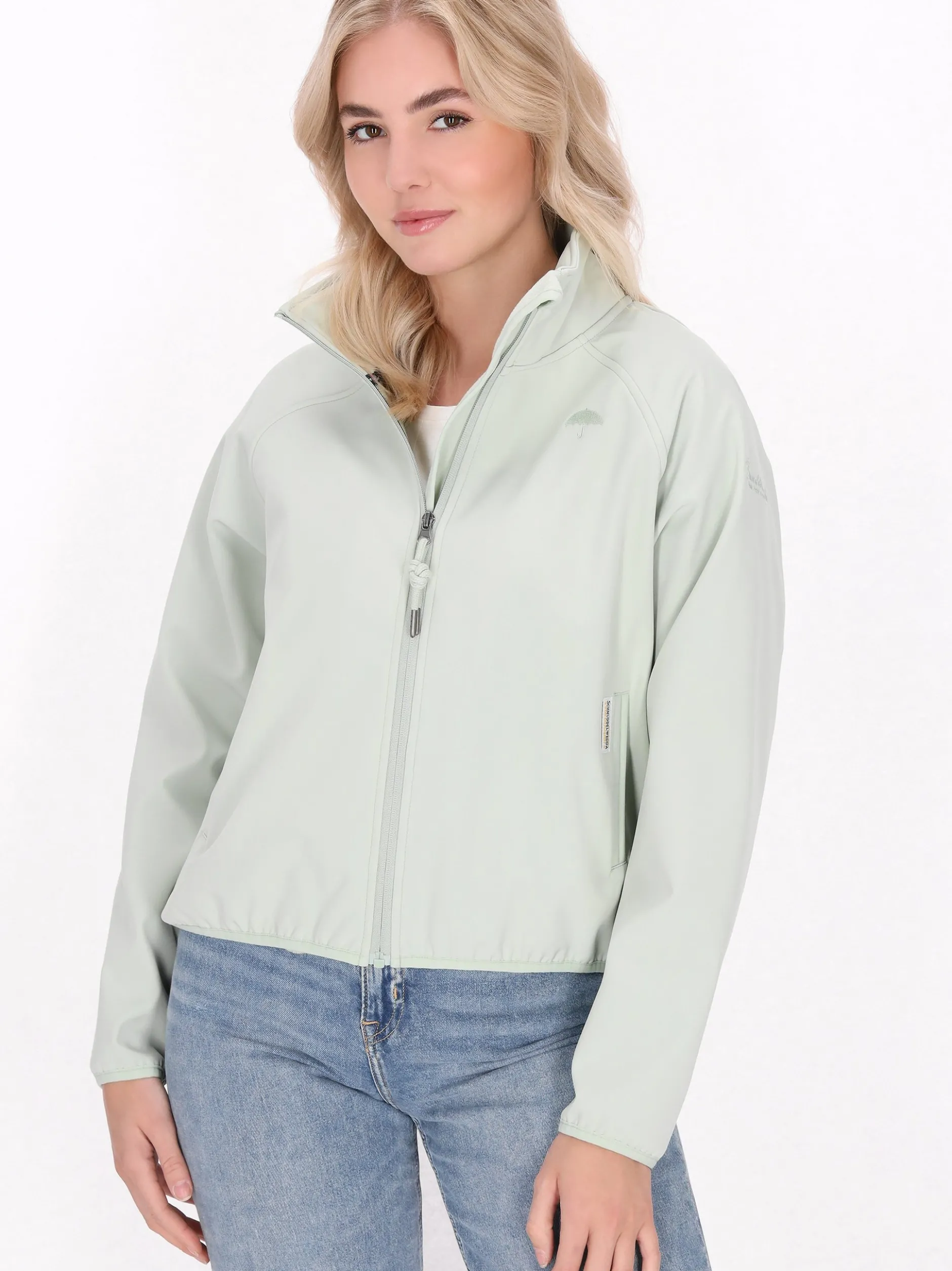 Schmuddelwedda Damen Softshelljacke in grün