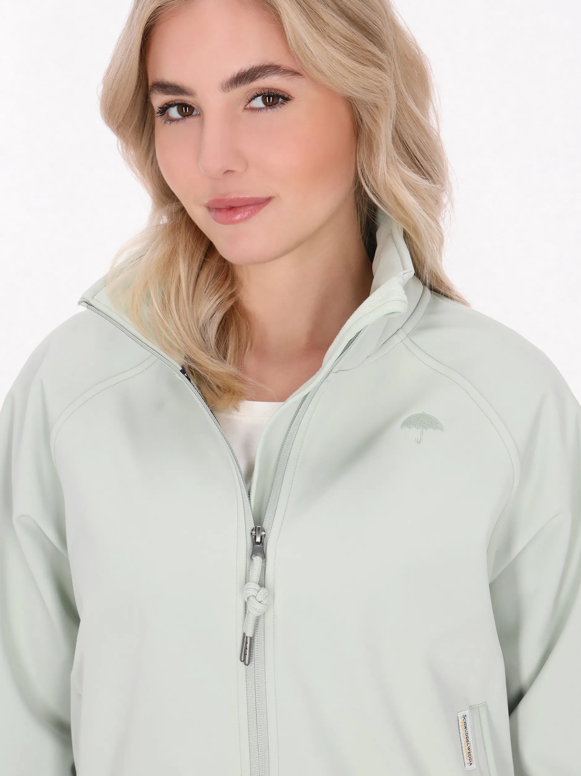 Schmuddelwedda Damen Softshelljacke in grün