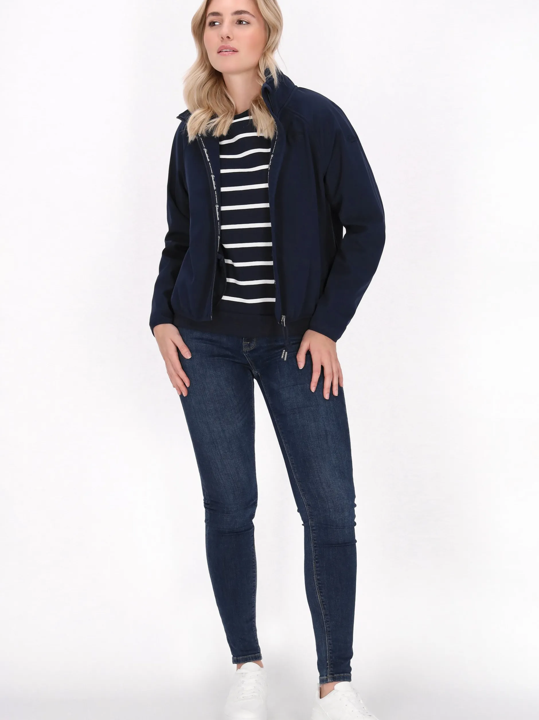 Schmuddelwedda Damen Softshelljacke in marine