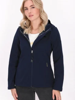 Schmuddelwedda Damen Softshelljacke in marine