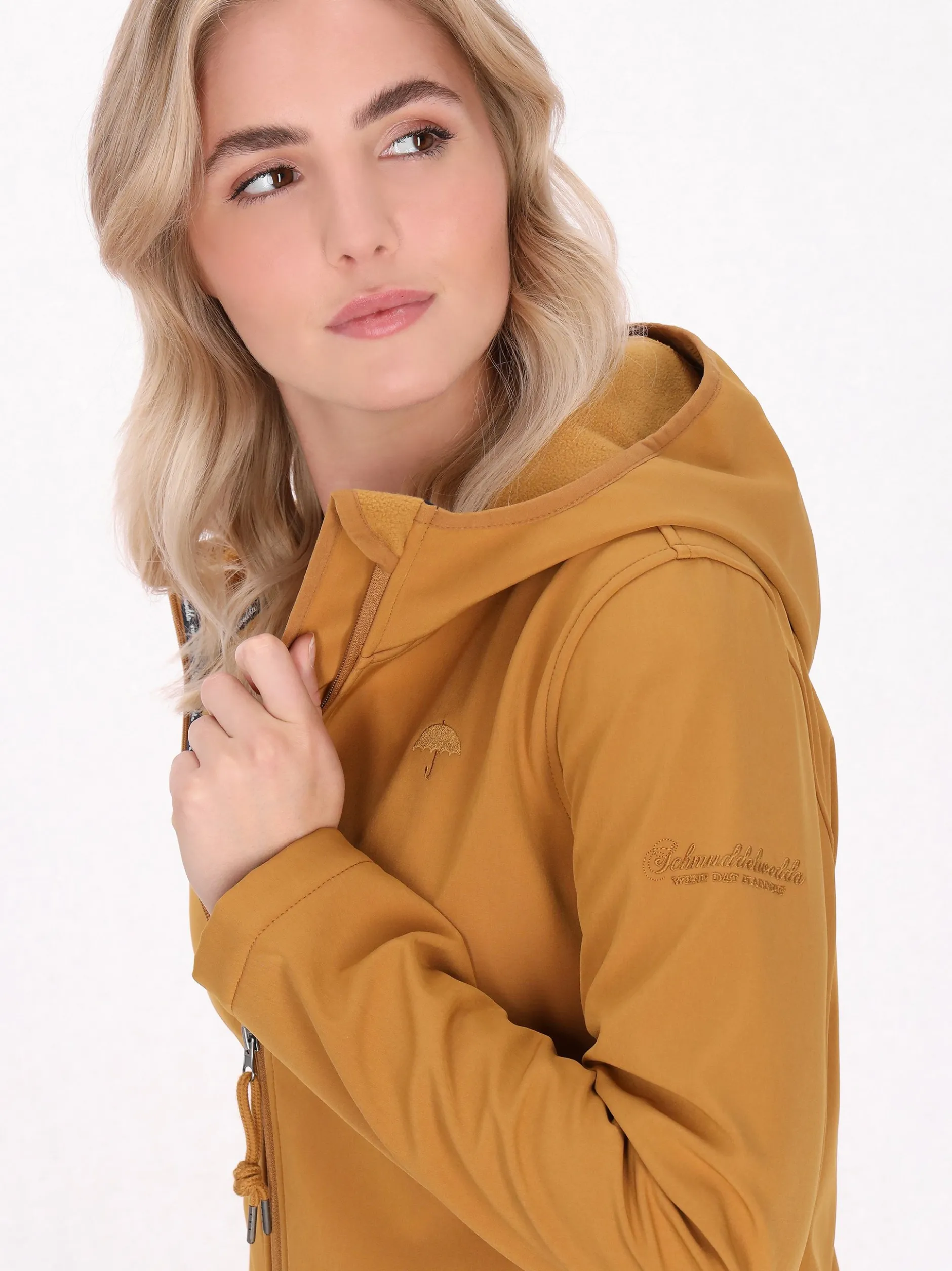 Schmuddelwedda Damen Softshelljacke in orange