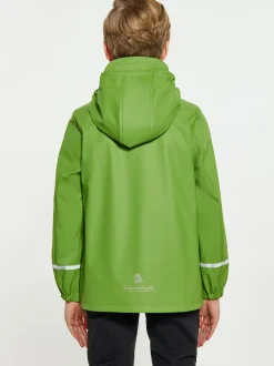 Schmuddelwedda Jungen (Kinder) Regenmantel in grün