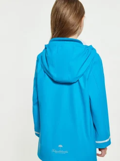 Schmuddelwedda Mädchen (Kids) Regenmantel in blau