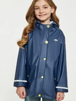 Schmuddelwedda Mädchen (Kids) Regenmantel in blau