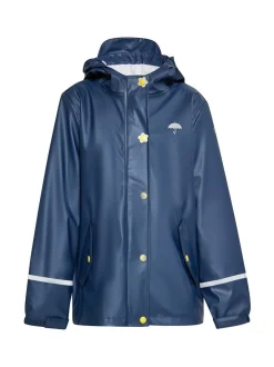 Schmuddelwedda Mädchen (Kids) Regenmantel in blau
