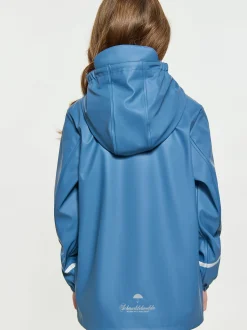 Schmuddelwedda Mädchen (Kids) Regenmantel in blau