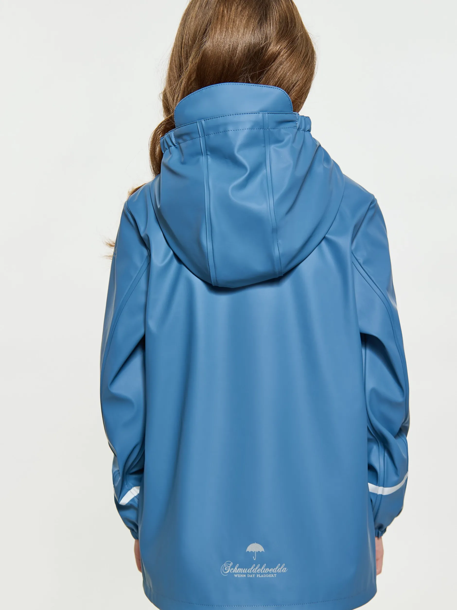 Schmuddelwedda Mädchen (Kids) Regenmantel in blau