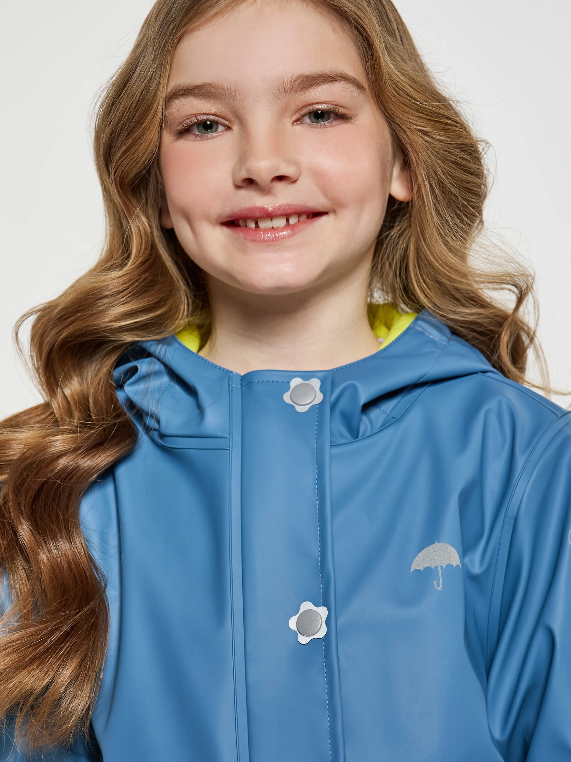 Schmuddelwedda Mädchen (Kids) Regenmantel in blau