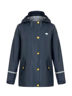 Schmuddelwedda Mädchen Regenjacke in blau