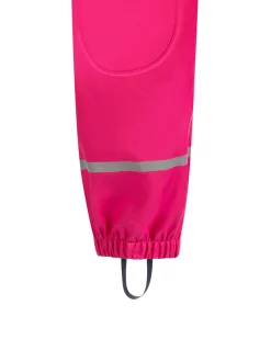 Schmuddelwedda Mädchen Regenhose in pink - Länge: lang