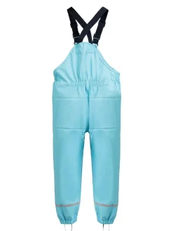 Schmuddelwedda Mädchen Regenhose in aqua - Länge: lang