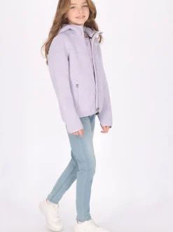 Schmuddelwedda Mädchen Strickfleecejacke in melange