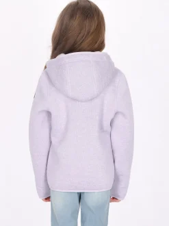 Schmuddelwedda Mädchen Strickfleecejacke in melange