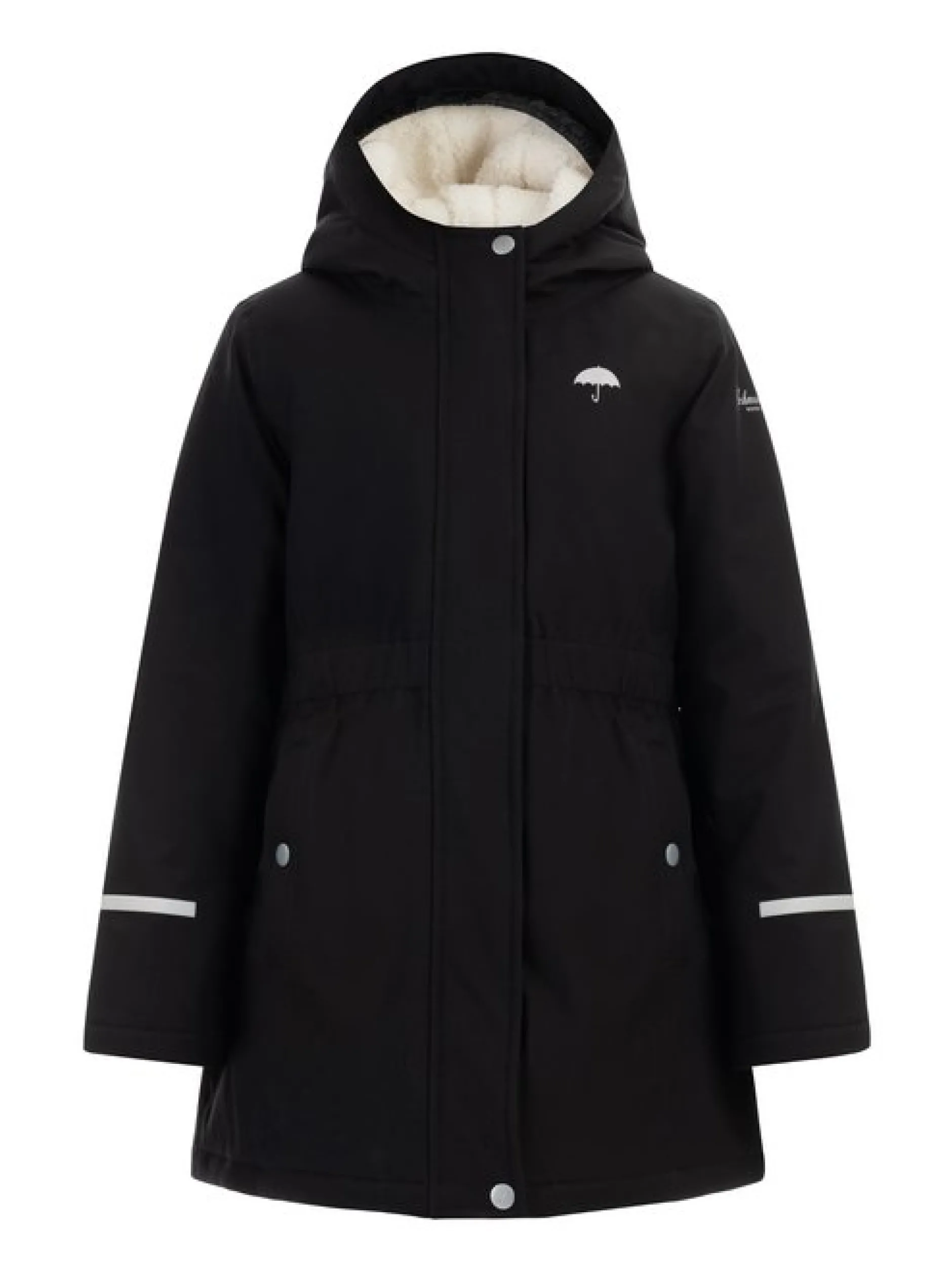 Schmuddelwedda Mädchen Winterjacke in schwarz