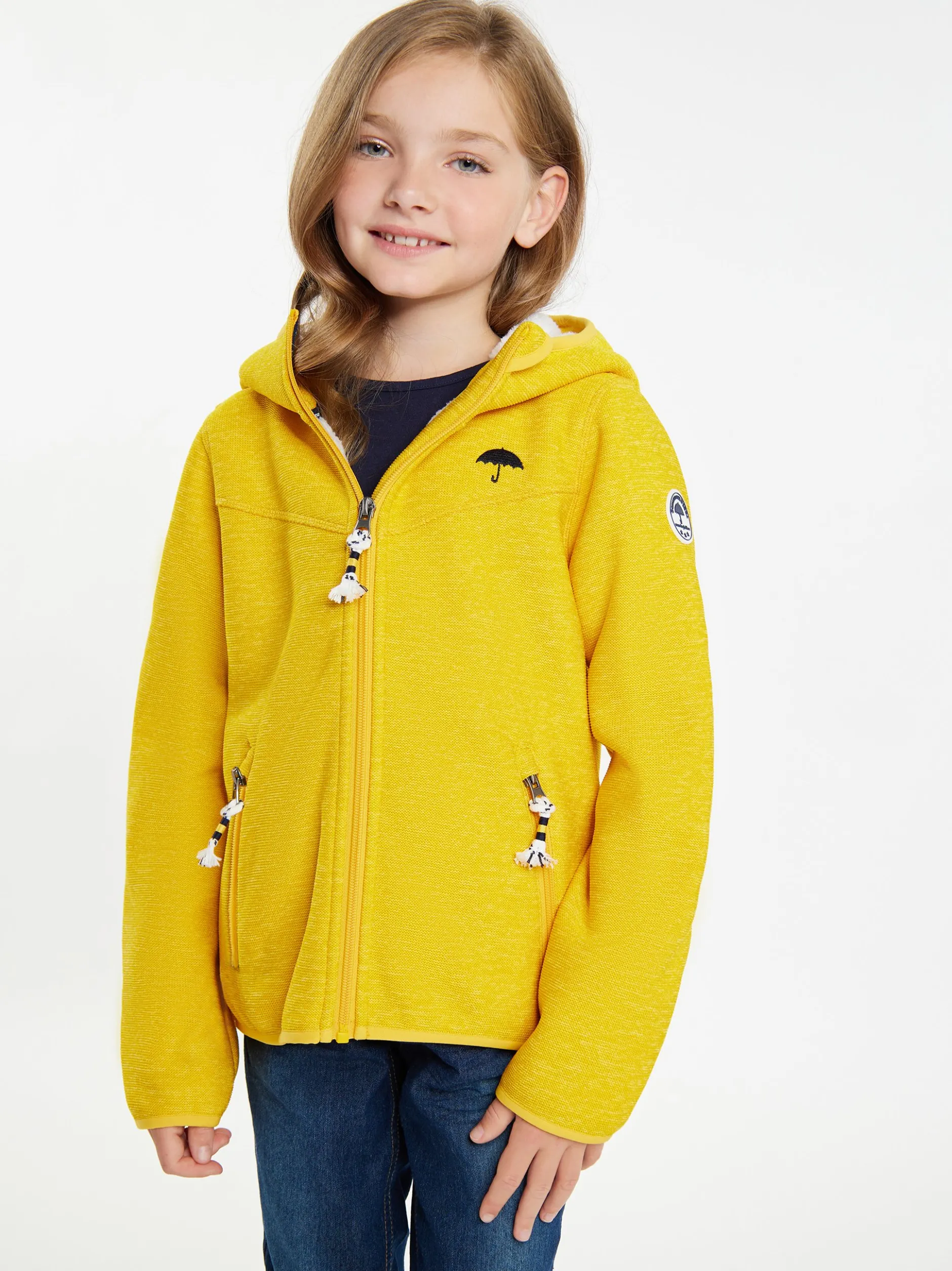 Schmuddelwedda Mädels Blouson + Tagesrucksack - SET in gelb