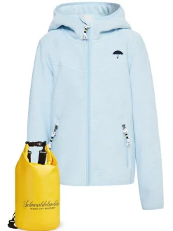 Schmuddelwedda Mädels Blouson + Tagesrucksack - SET in blau