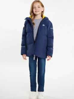 Schmuddelwedda Mädels Funktionelle Winterjacke in blau