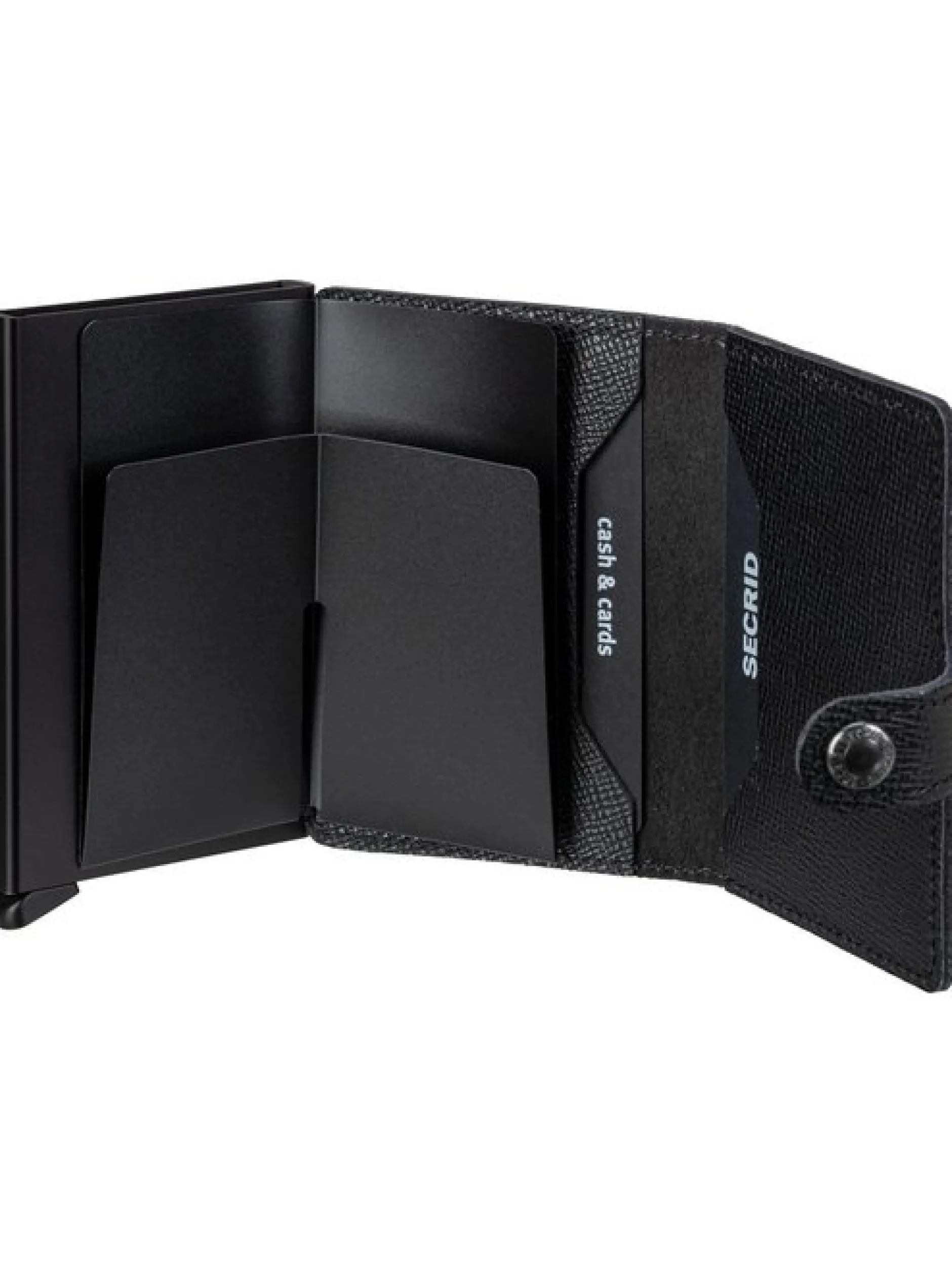 Secrid Unisex Geldbörse - Miniwallet Crisple in schwarz