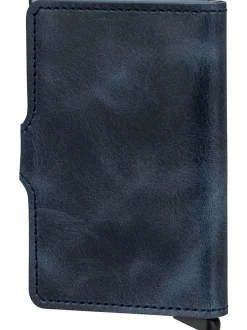 Secrid Unisex Geldbörse - Miniwallet Vintage in blau