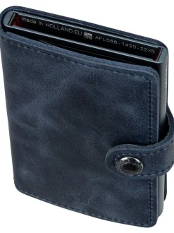 Secrid Unisex Geldbörse - Miniwallet Vintage in blau
