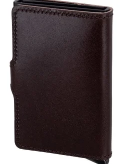 Secrid Unisex Geldbörse - Premium Miniwallet+ Emboss Lin in braun