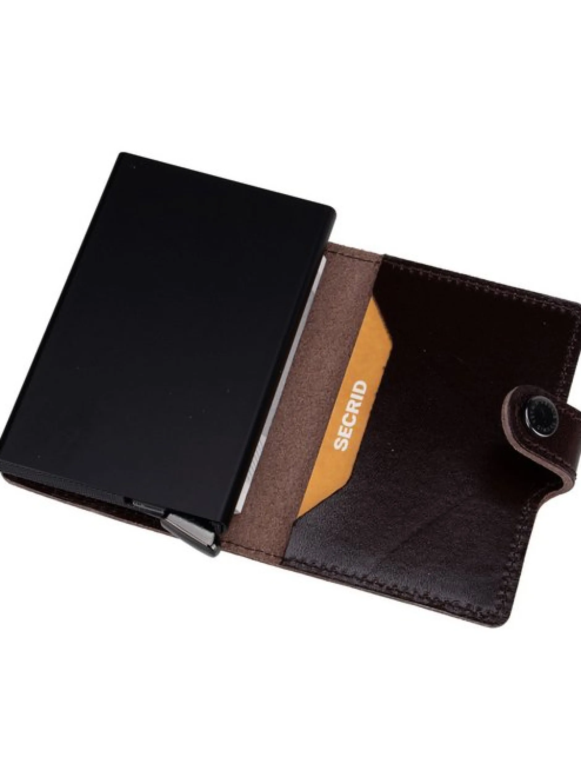 Secrid Unisex Geldbörse - Premium Miniwallet+ Emboss Lin in braun