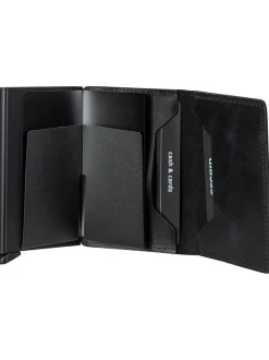 Secrid Unisex Geldbörse - Slimwallet Vintage in schwarz