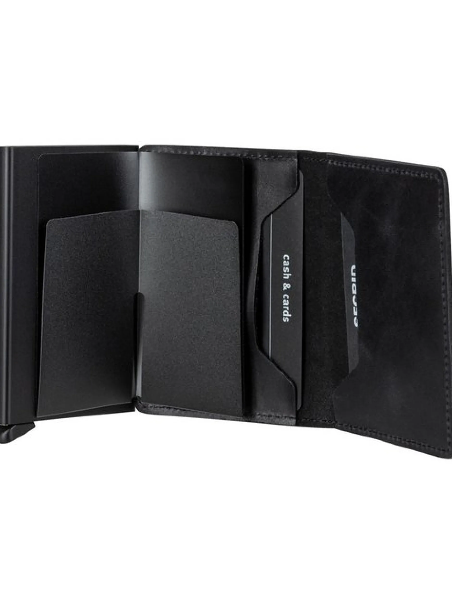 Secrid Unisex Geldbörse - Slimwallet Vintage in schwarz