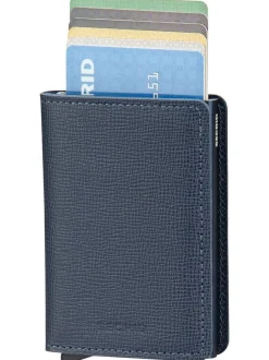 Secrid Unisex Kreditkartenetui - Slimwallet Crisple in blau