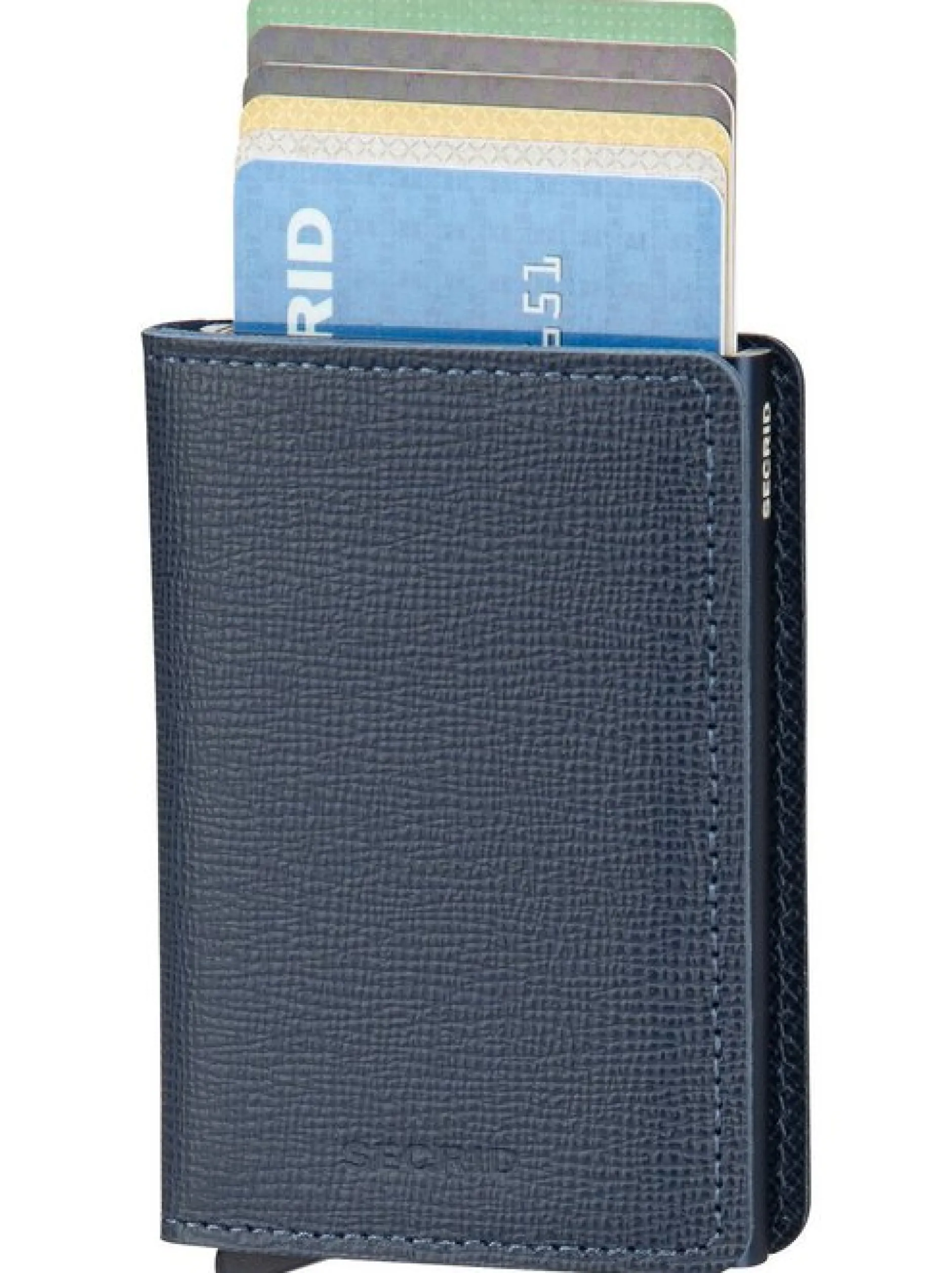 Secrid Unisex Kreditkartenetui - Slimwallet Crisple in blau