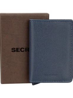 Secrid Unisex Kreditkartenetui - Slimwallet Crisple in blau