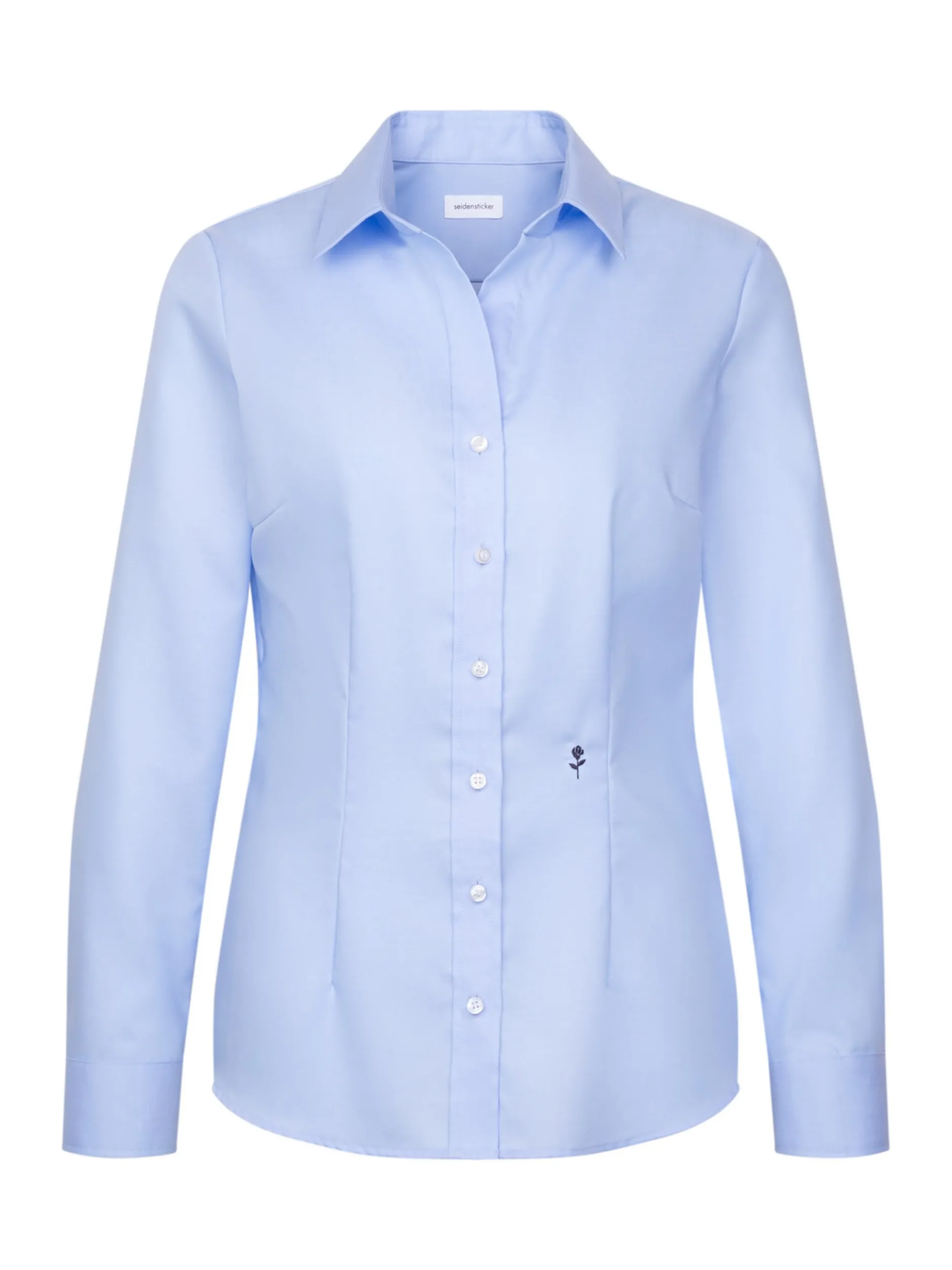 Seidensticker Damen Hemdbluse - Slim Fit in blau