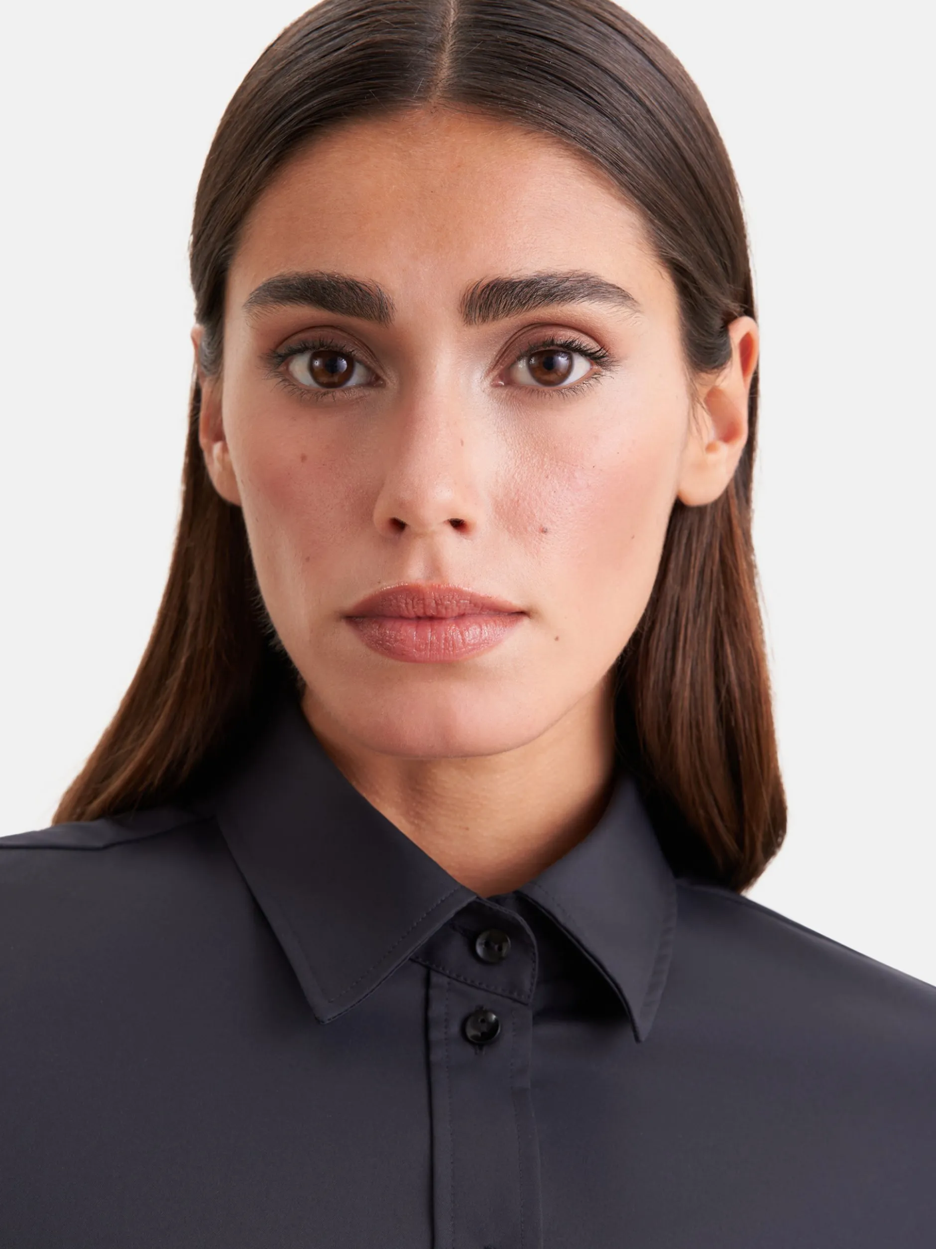 Seidensticker Damen Klassische Bluse - Regular Fit in schwarz