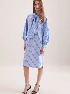 Seidensticker Damen Kleid - Oversized Fit in blau