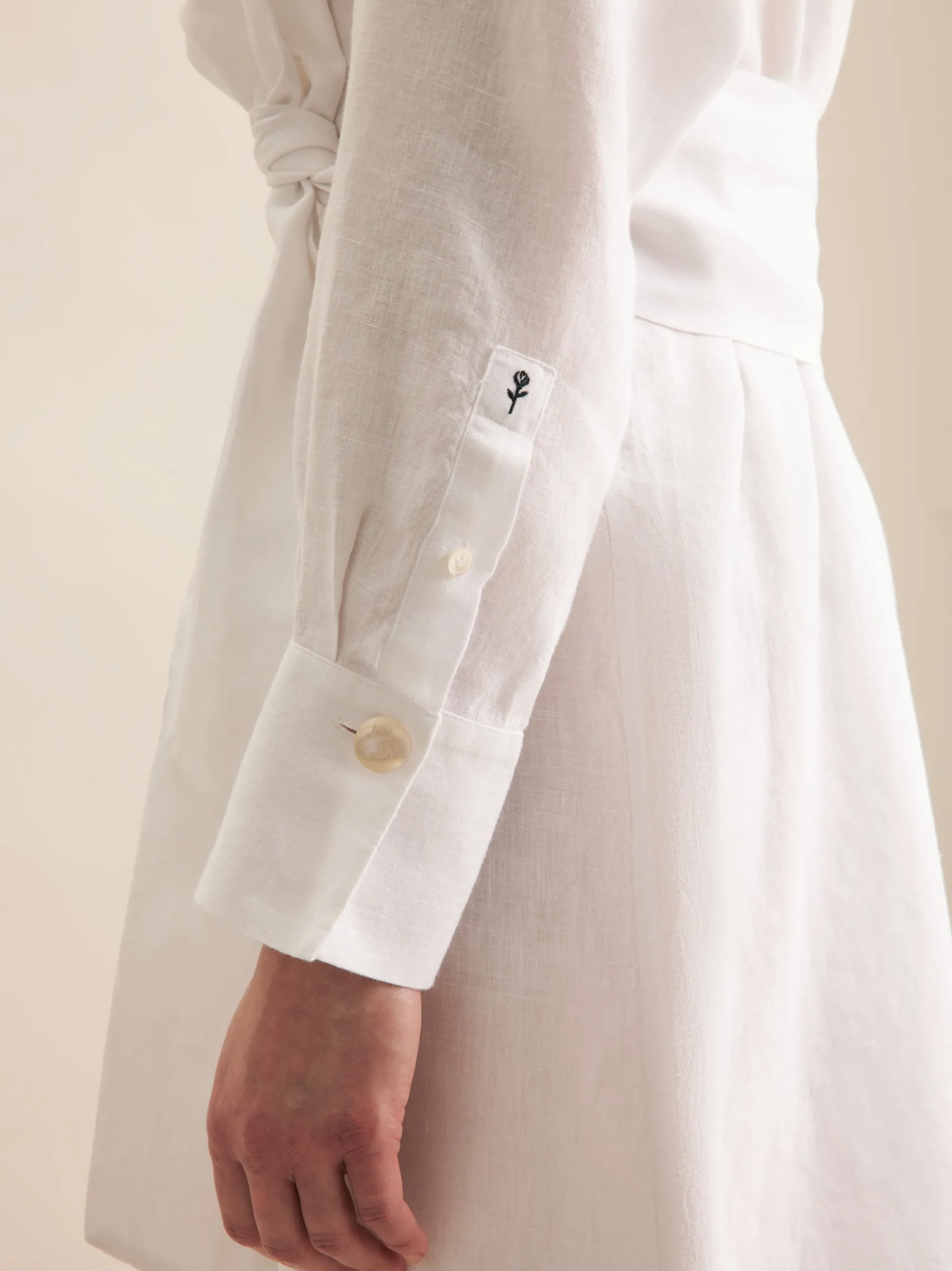Seidensticker Damen Kleid - Oversized Fit in weiß