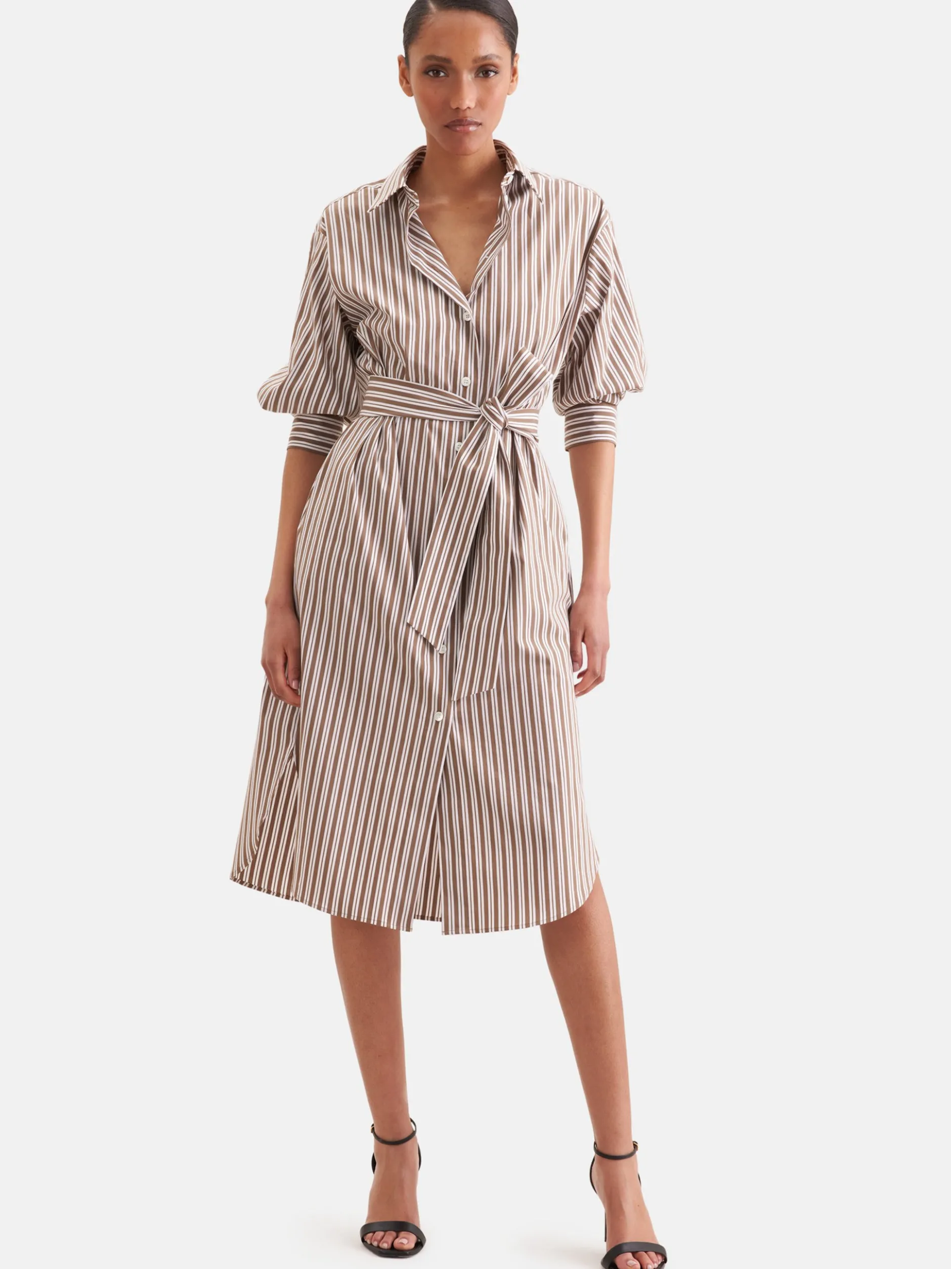 Seidensticker Damen Kleid - Oversized Fit in braun
