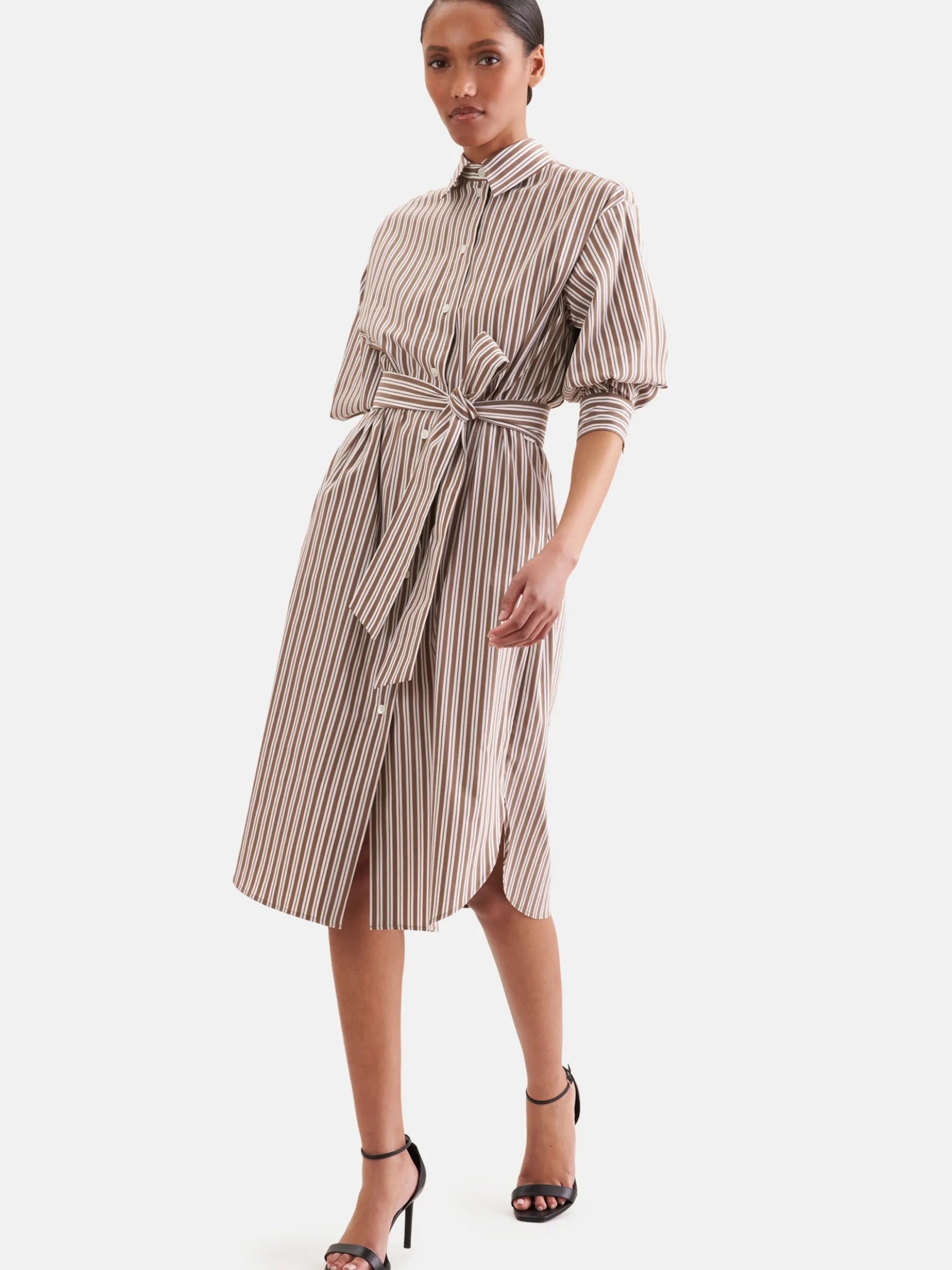 Seidensticker Damen Kleid - Oversized Fit in braun