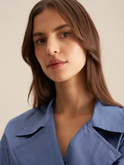 Seidensticker Damen Kleid - Oversized Fit in blau
