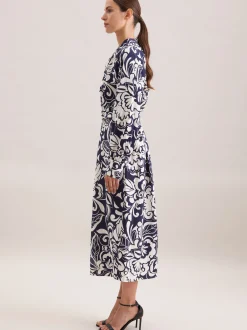 Seidensticker Damen Kleid - Regular Fit in blau