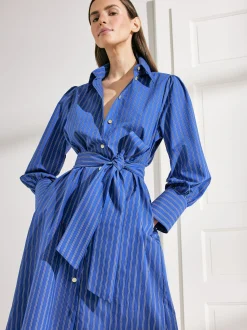 Seidensticker Damen Kleid - Regular Fit in blau