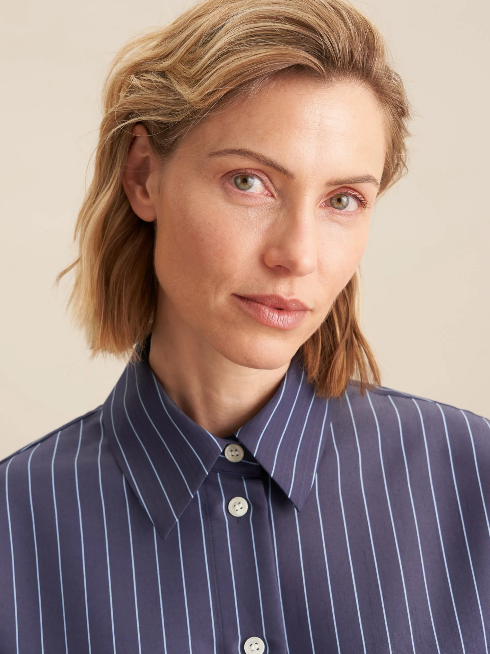 Seidensticker Damen Longbluse - Oversized Fit in blau
