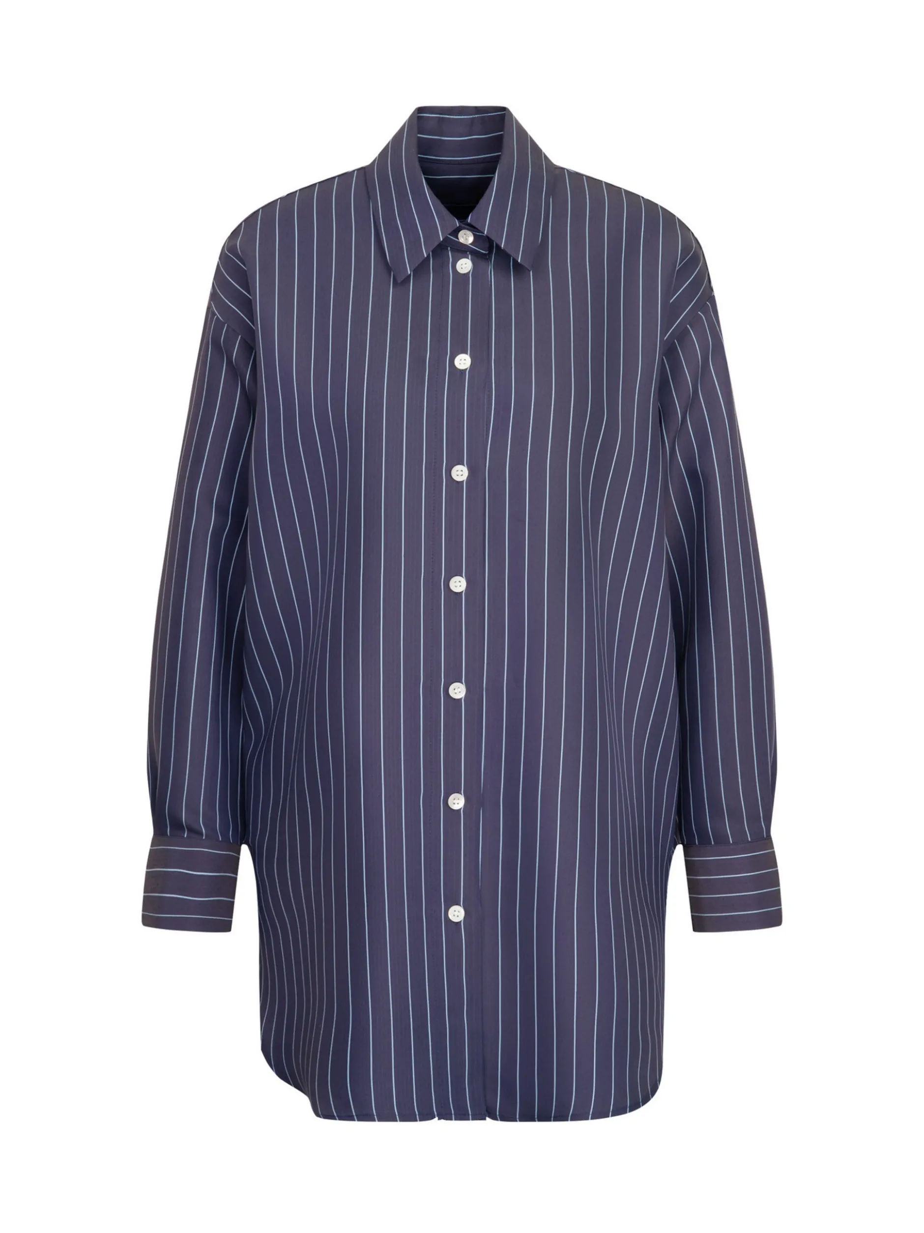 Seidensticker Damen Longbluse - Oversized Fit in blau