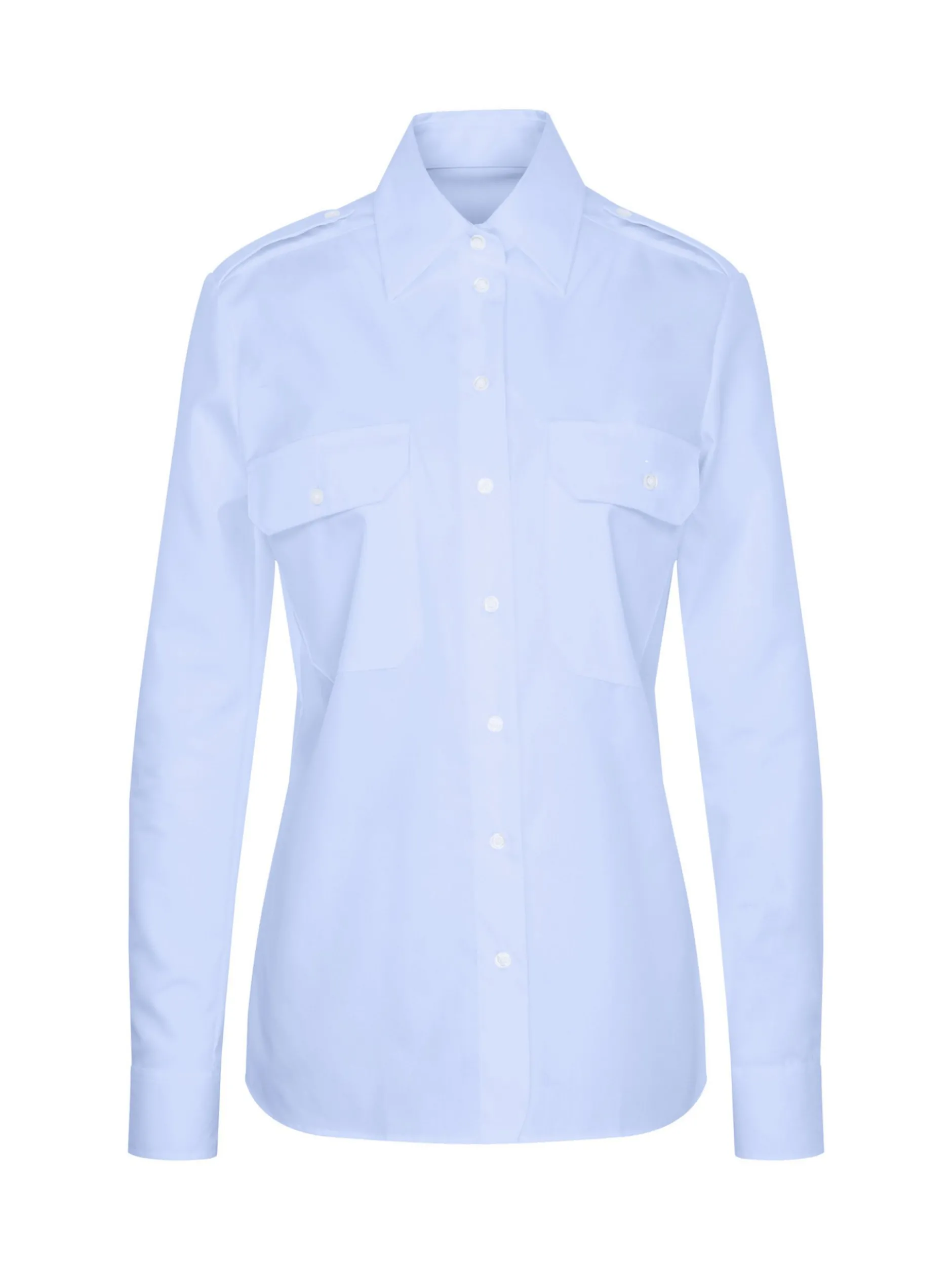 Seidensticker Damen Pilotenbluse - Slim Fit in blau