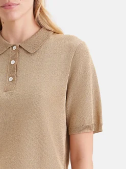 Seidensticker Damen Polo - Regular Fit in gold