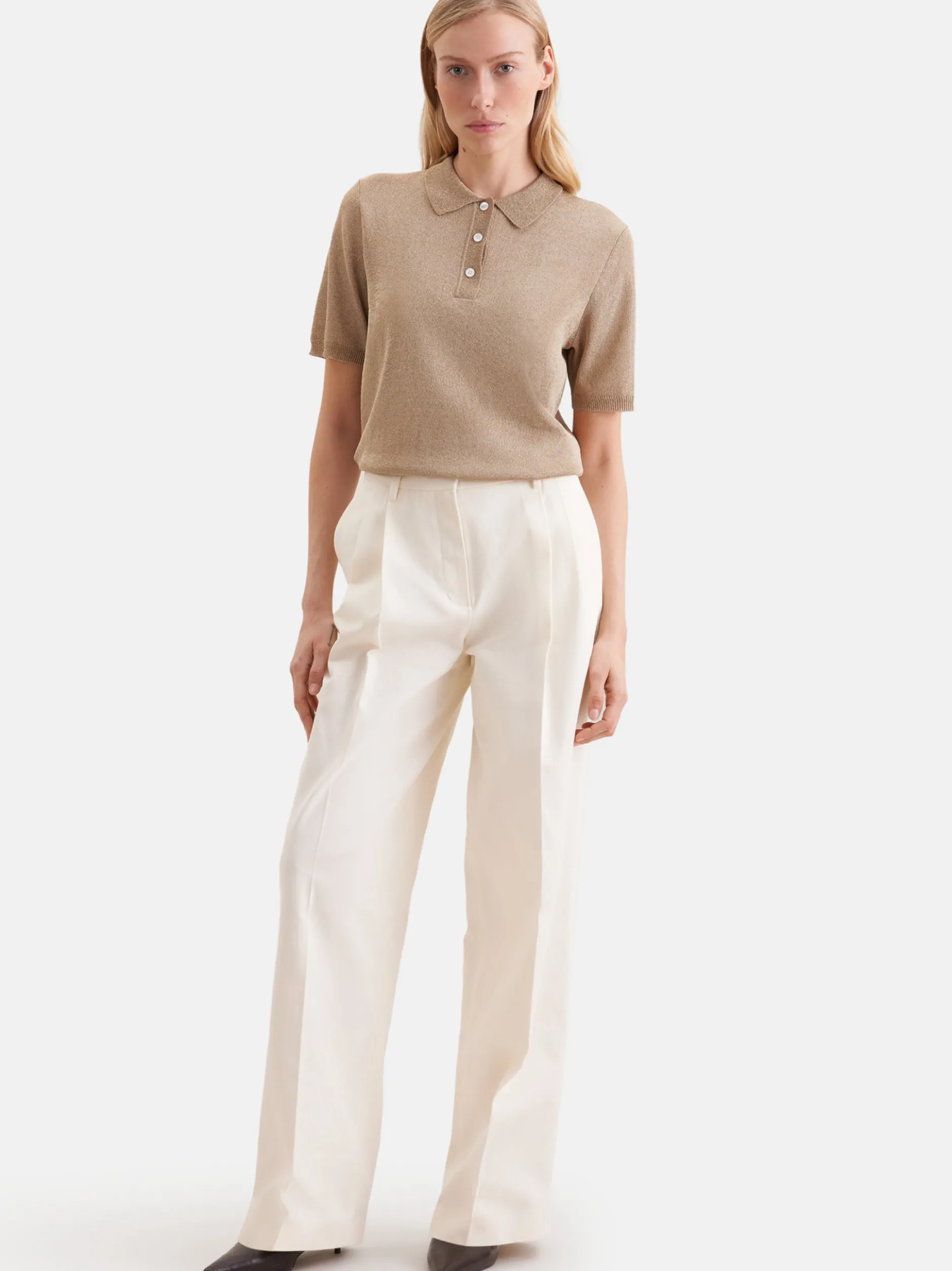 Seidensticker Damen Polo - Regular Fit in gold