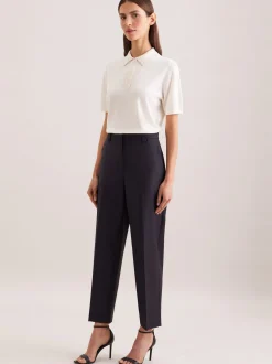 Seidensticker Damen Polo - Regular Fit in weiß
