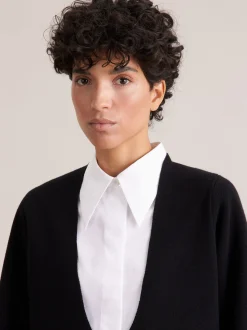 Seidensticker Damen Pullover - Relaxed Fit in schwarz