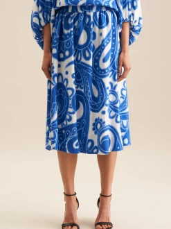 Seidensticker Damen Rock - Regular Fit in blau
